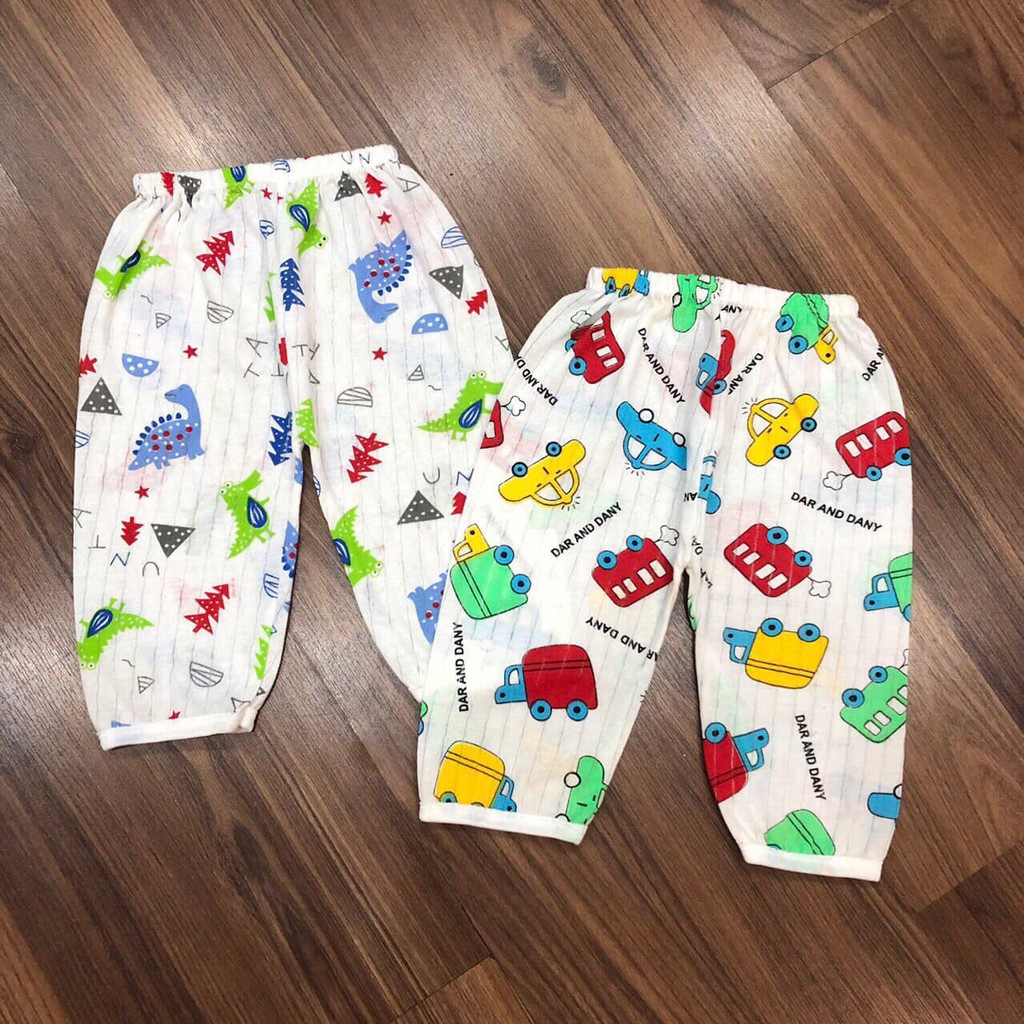 QUẦN DÀI COTTON GIẤY CHO BÉ
