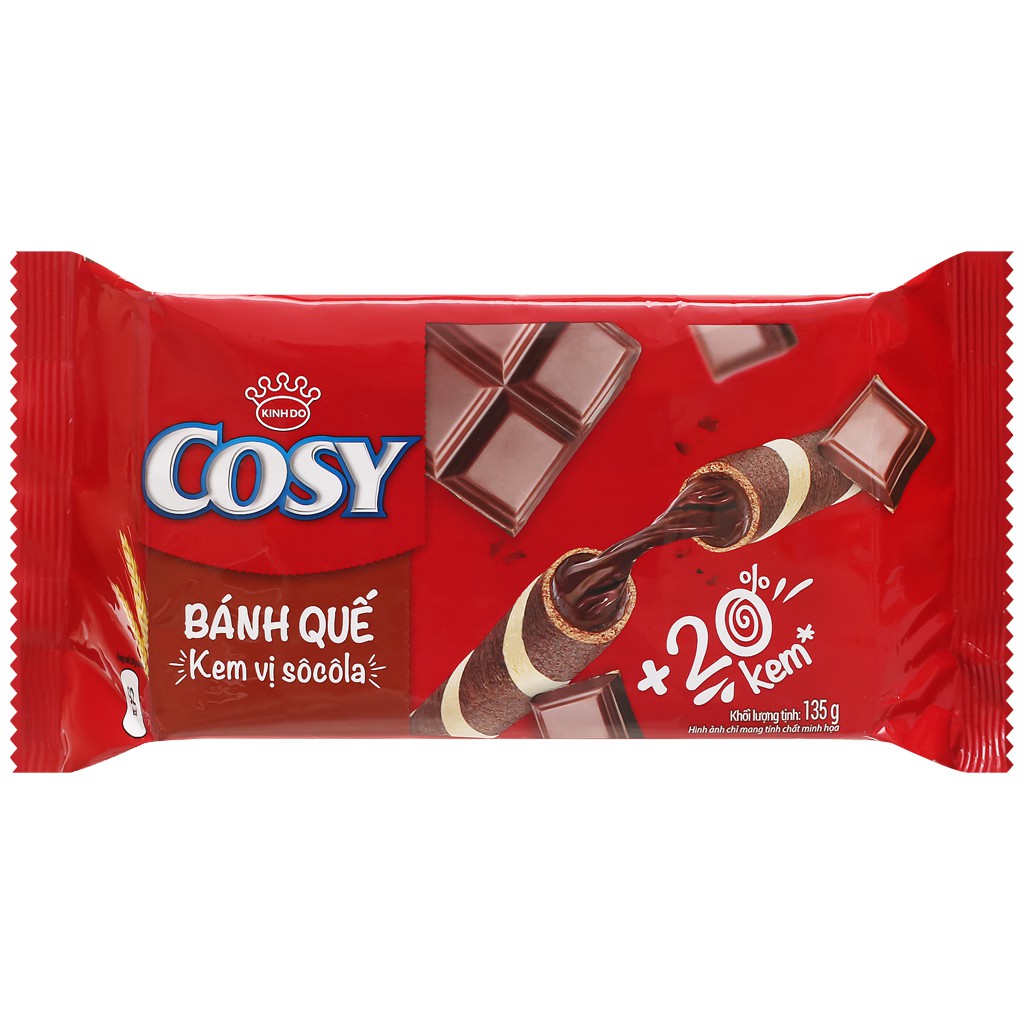 Bánh quế cosy các vị gói 135g