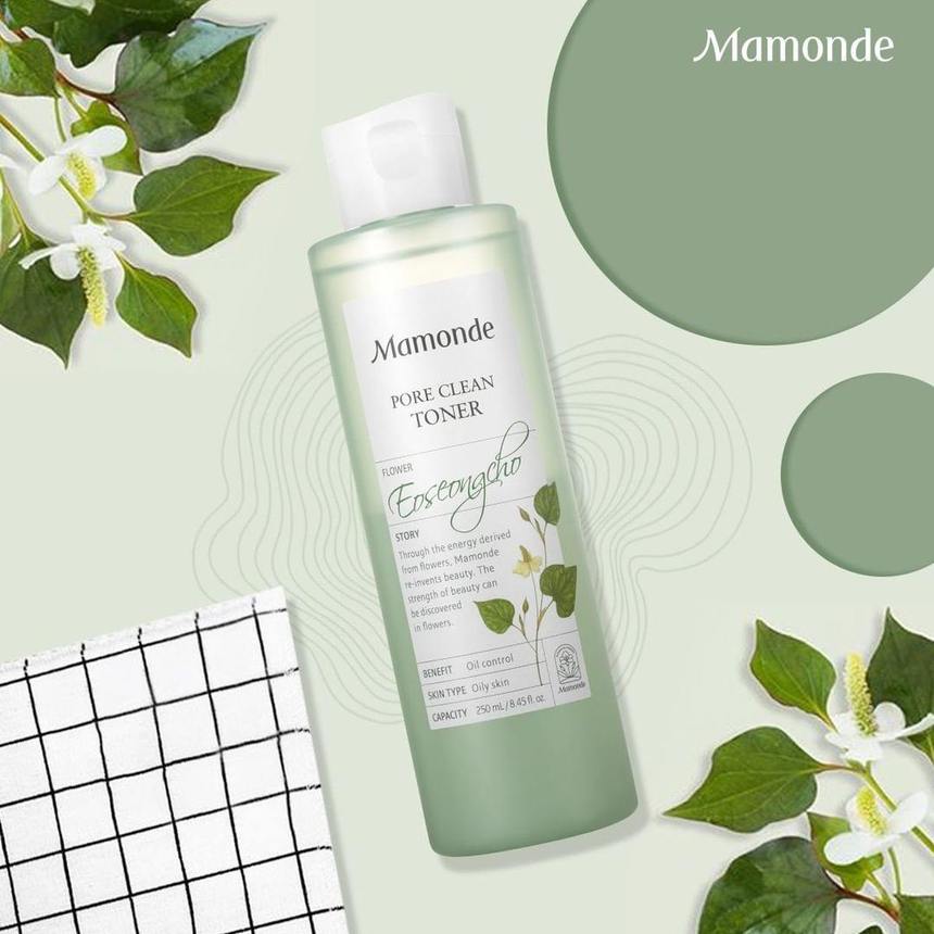 Nước hoa hồng Mamonde pore clean toner