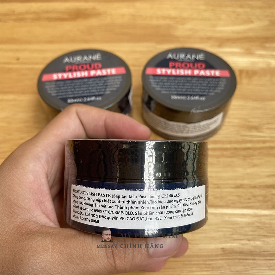 Sáp vuốt tóc Aurane Proud Stylish Paste 80ml - Hàng Pháp