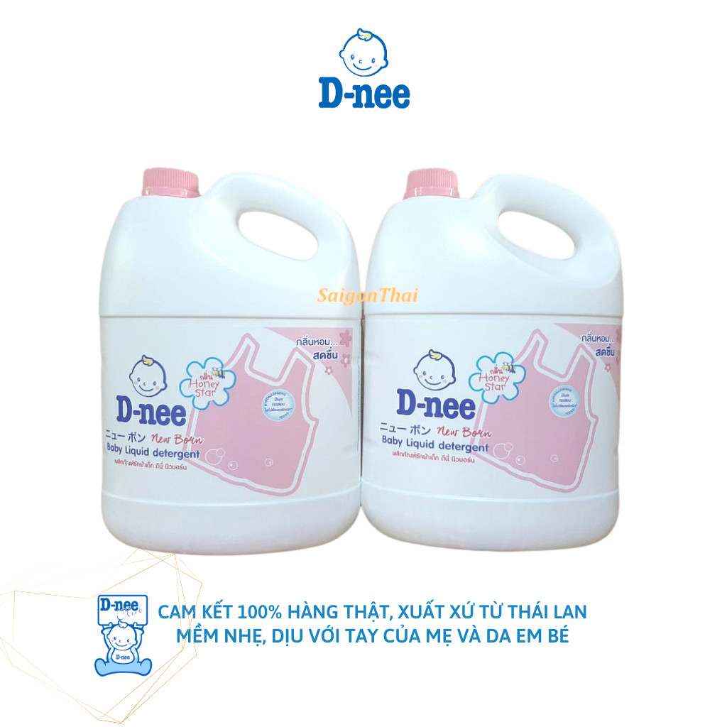 (SGT) Combo 2 can nước giặt Dnee 2800ml - Hàng Thái Lan
