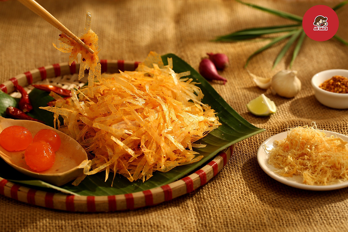 Abi Snack Bánh Tráng Vị Trứng Muối