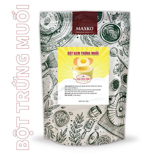 Bột kem trứng muối, túi 1KG