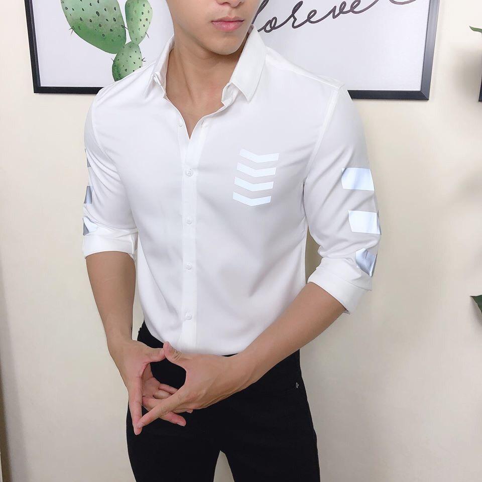 ÁO SƠ MI NAM DÀI TAY IN PHẢN QUANG THỜI TRANG HÀN QUỐC CAO CẤP PONIVALAZA SHOP