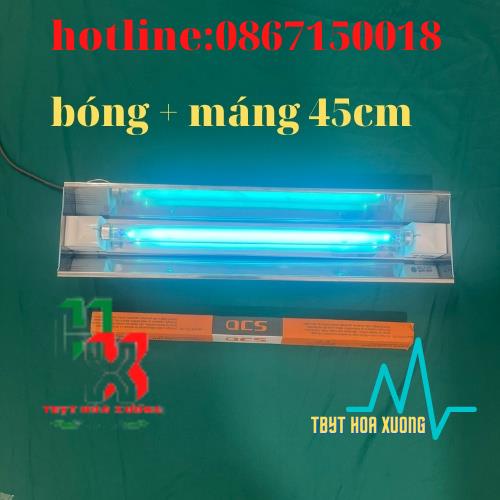 Đèn cực tím diệt khuẩn không khí - inox