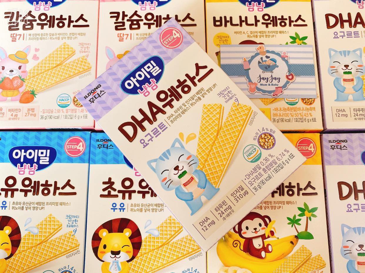 Bánh xốp ildong hàn quốc cho bé 7m+