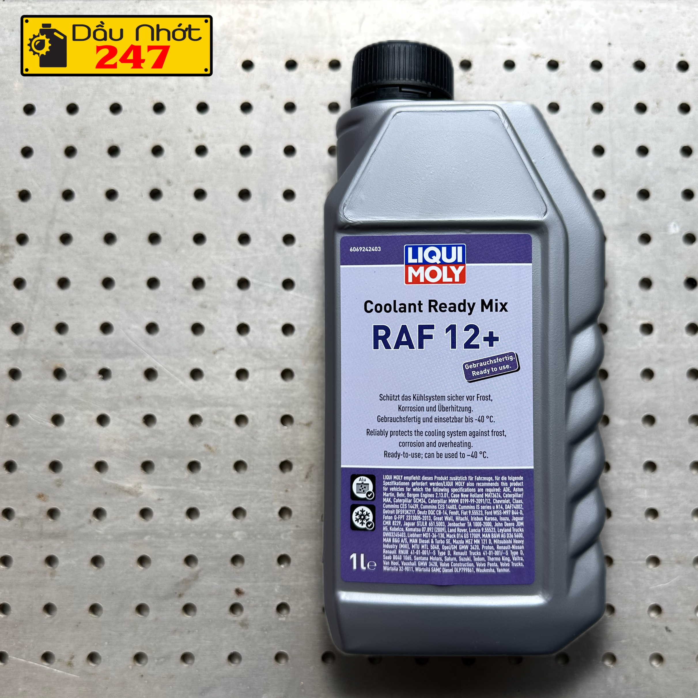 Nước Mát Liqui Moly Đỏ Coolant Ready Mix - Pha Sẵn RAF12+ 6924 1L