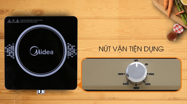 Bếp từ Midea MI-K1917EF(G) đen vàng