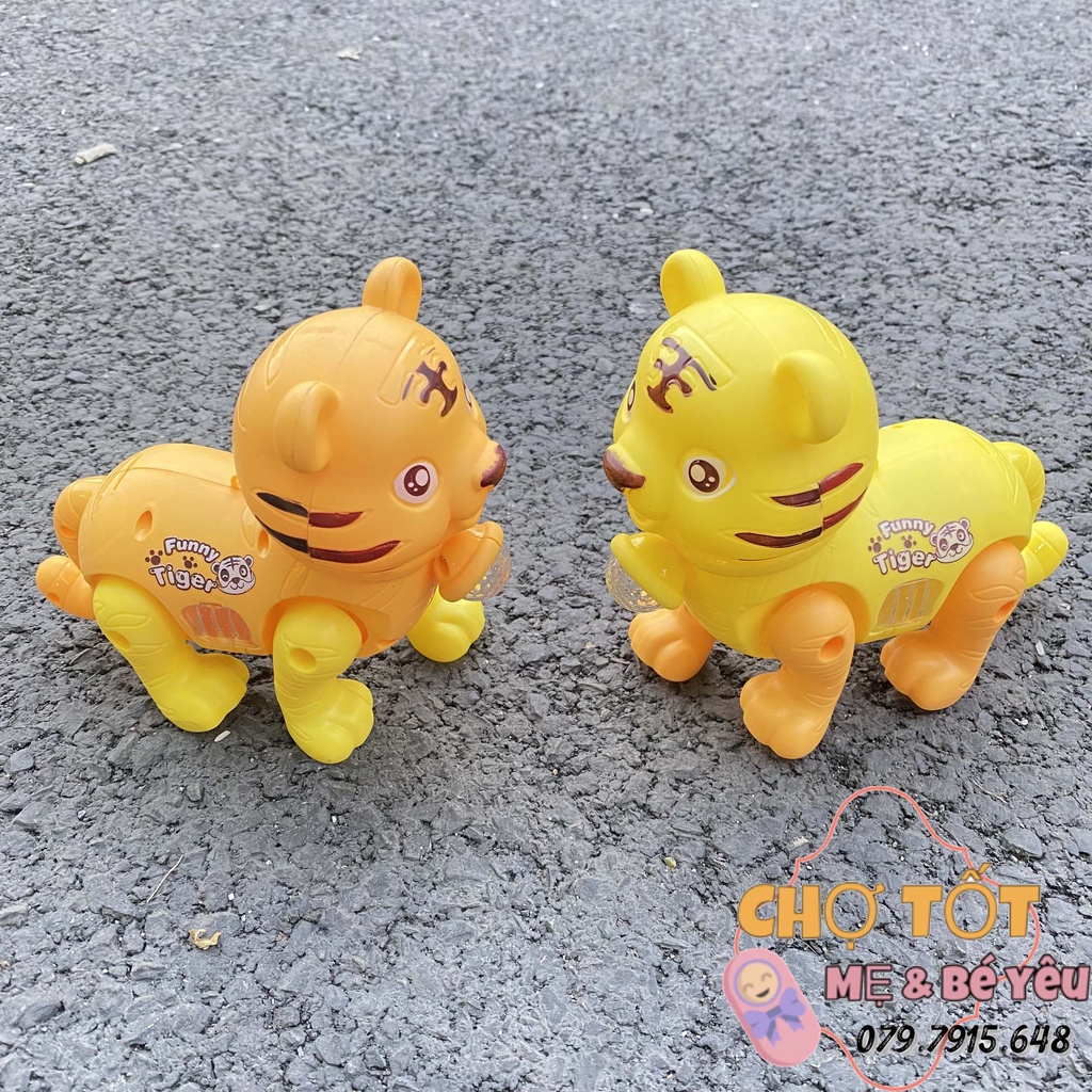 Đồ Chơi Con Cọp Chạy Pin Có Đèn Và Nhạc