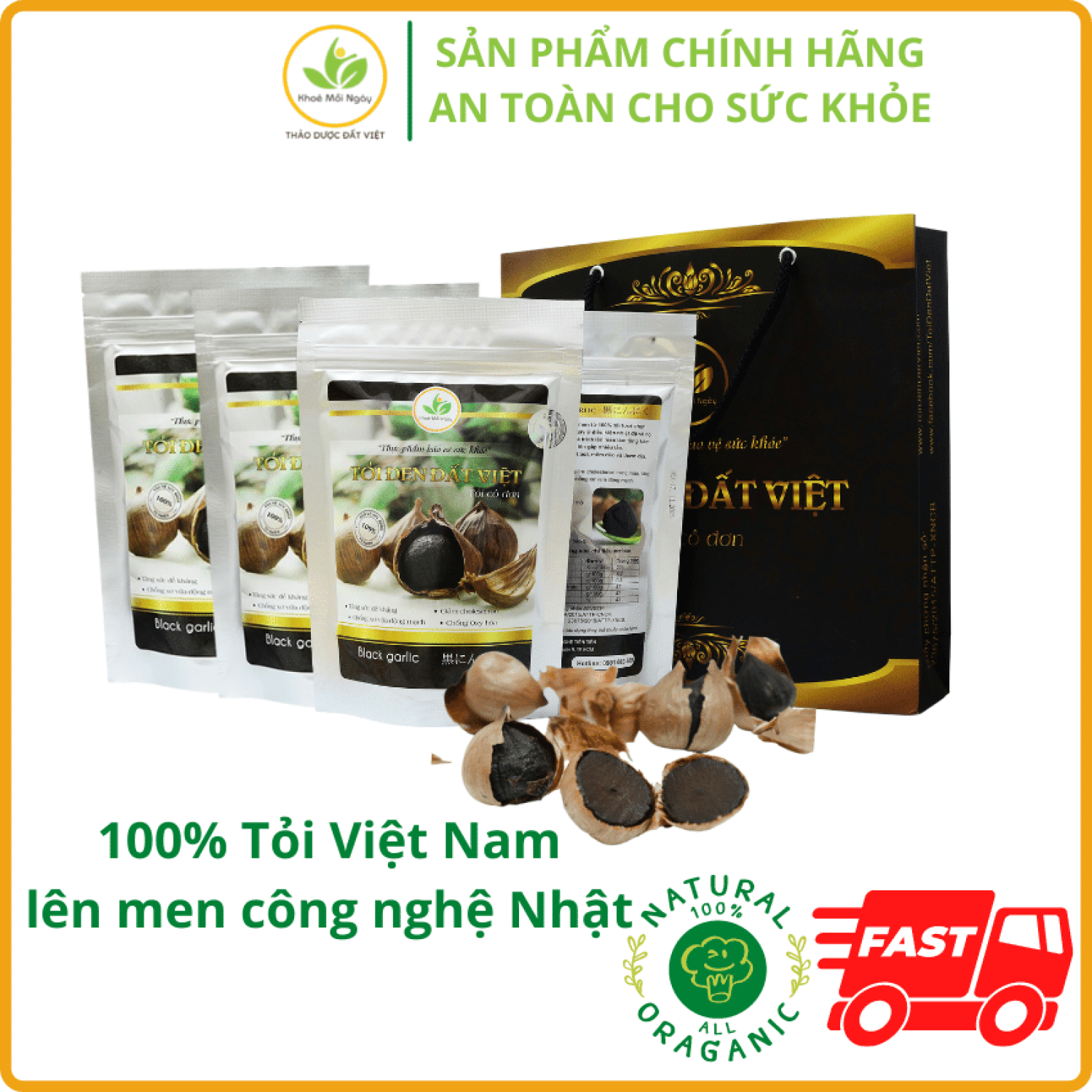 [Quà tặng 85K] Bộ 4 gói tỏi đen cô đơn Đất Việt 500g TD04 tặng 500ml Mật ong nguyên chất, Tỏi đen 1 nhánh lên men từ 100% tỏi tươi Việt Nam CN Nhật, dược chất cao, dẻo, ngọt, không còn mùi hăng của tỏi- Thảo Dược Đất Việt
