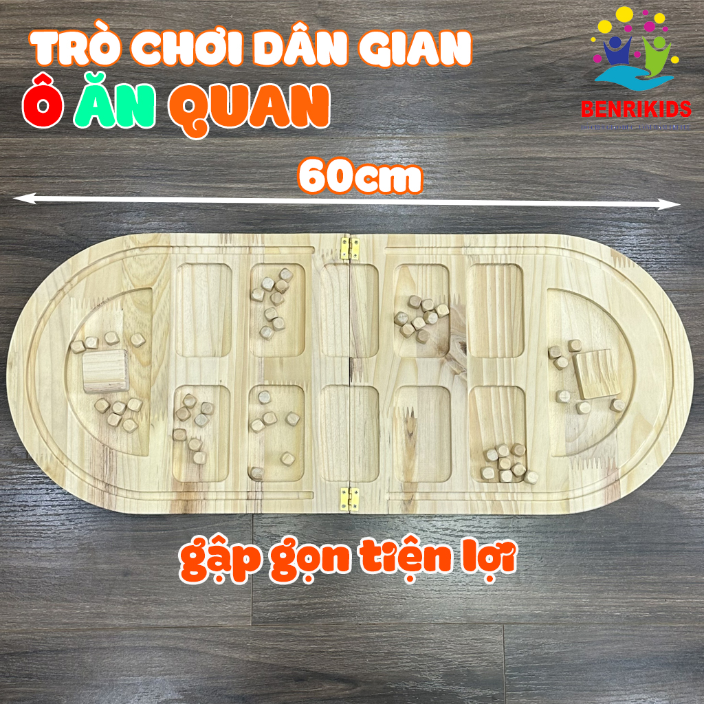 Benrikids kids boy and girl handmade board game learn Vietnamese folk flag board game
