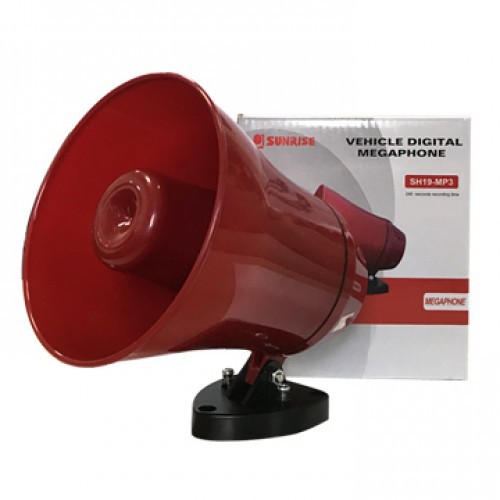 [HCM]Loa phóng thanh Sunrise SH19-MP3 có thu tiếng