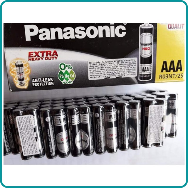 Hộp Pin Tiểu Panasonic AA (60 viên) chính hãng