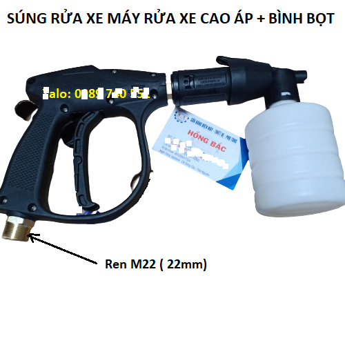 Bình xà bông tạo bọt tuyết cho máy rửa xe