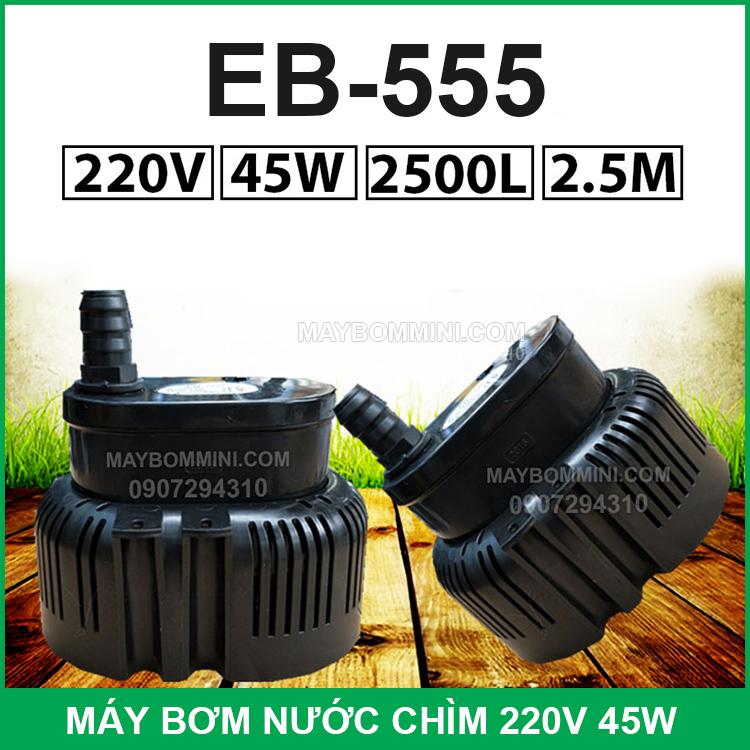 [HCM]Máy Bơm Chìm 220V 2500L 45W EB-555