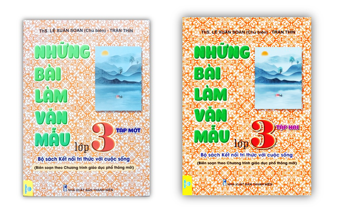 Sách - combo những bài làm văn mẫu lớp 3 - tập 1 + 2