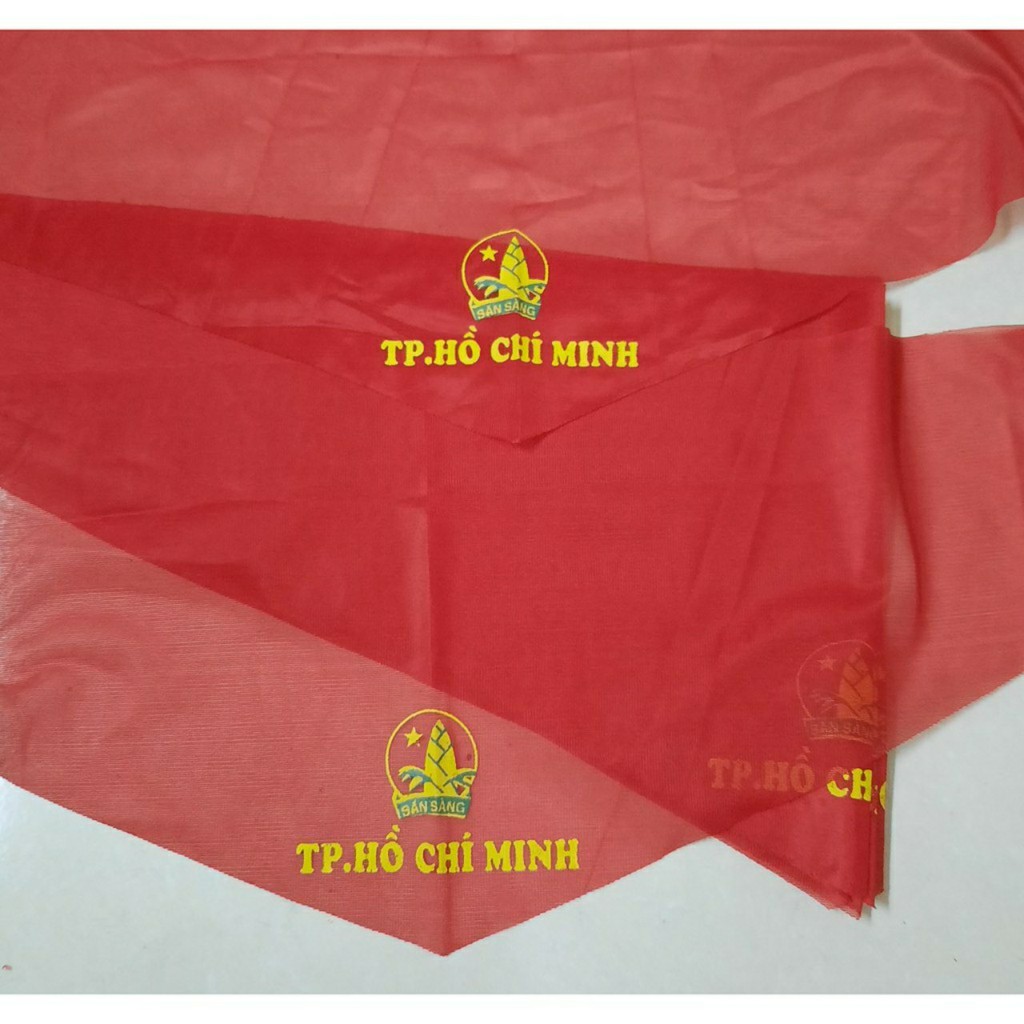 Khăn quàng đỏ học sinh có in chữ ZC-Bách Hóa Online