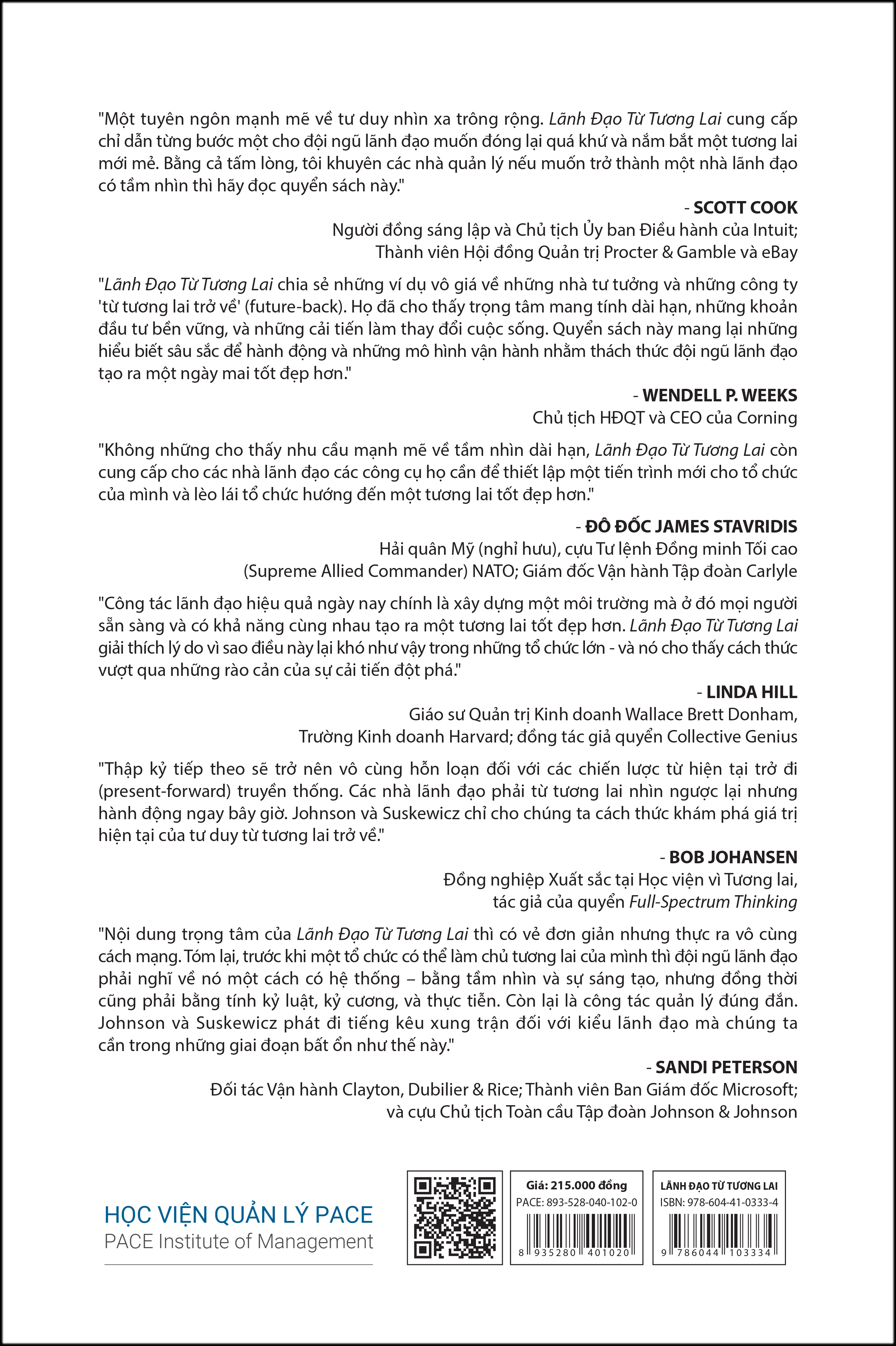 Book - Lead from the Future - Pace Books