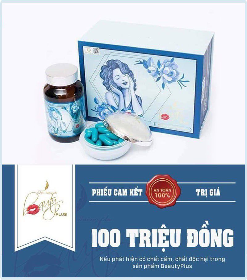 [HCM]Viên trang da beauty plus 60v