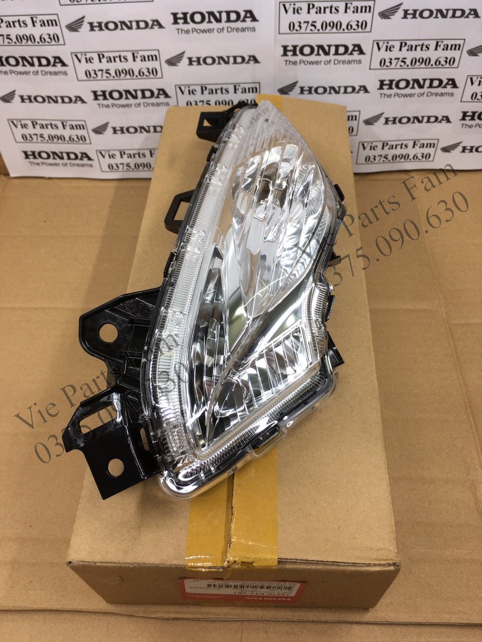 Cụm đèn xin nhan trước trái phải Vision đời mới 2015-2020, chính hiệu Honda Motor VN led