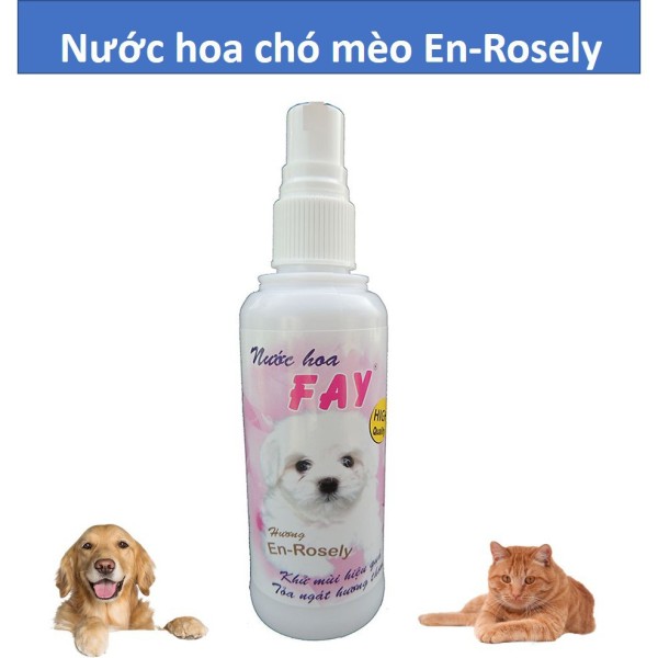 [HCM]Nước hoa chó mèo 90ml (2 loại) Nước hoa Fay CoolCheery En-Rosely cho thú cưng