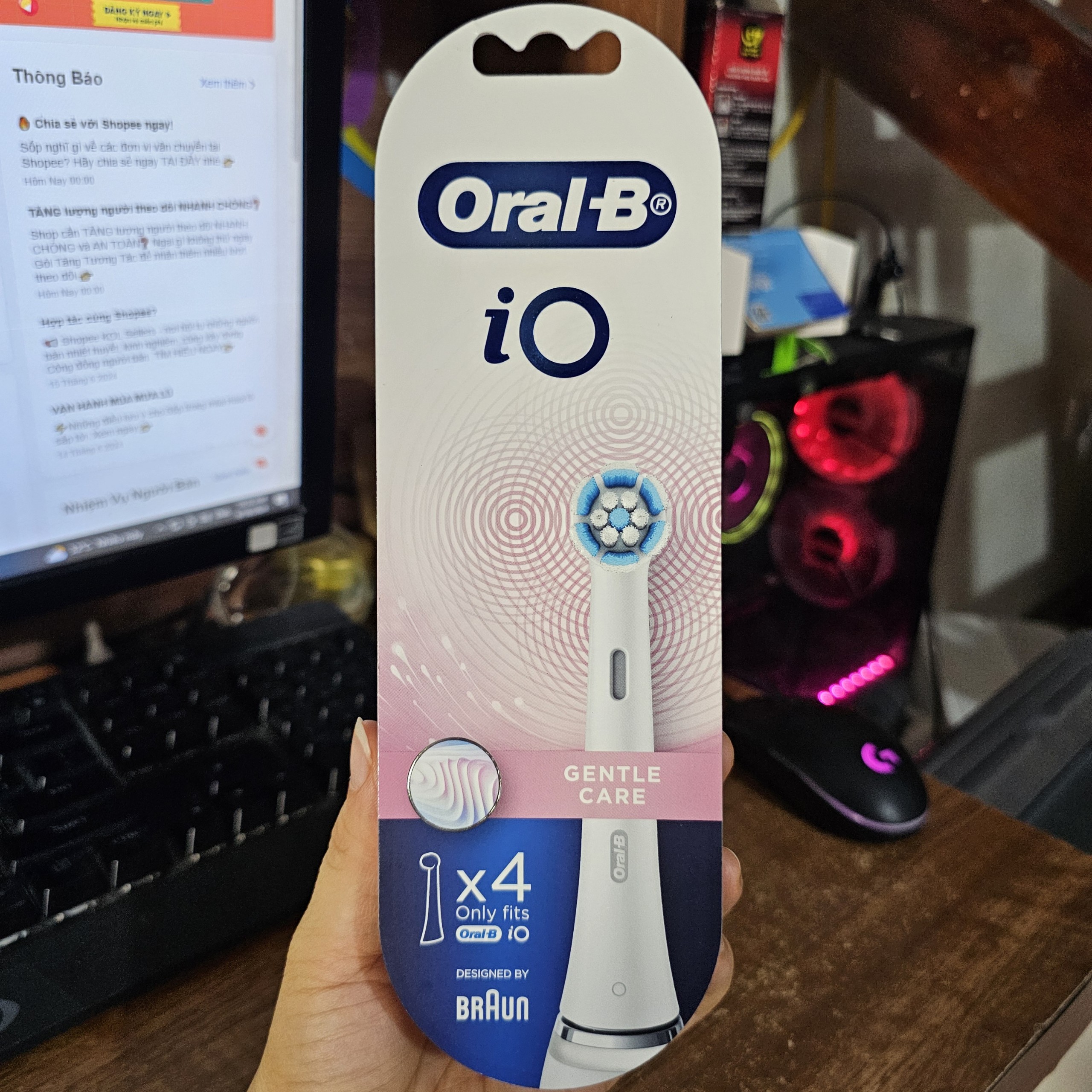 Đầu bàn chải điện Oral-B iO Ultimate Clean (đầu thay cho bàn chải điện Oral-B iO)