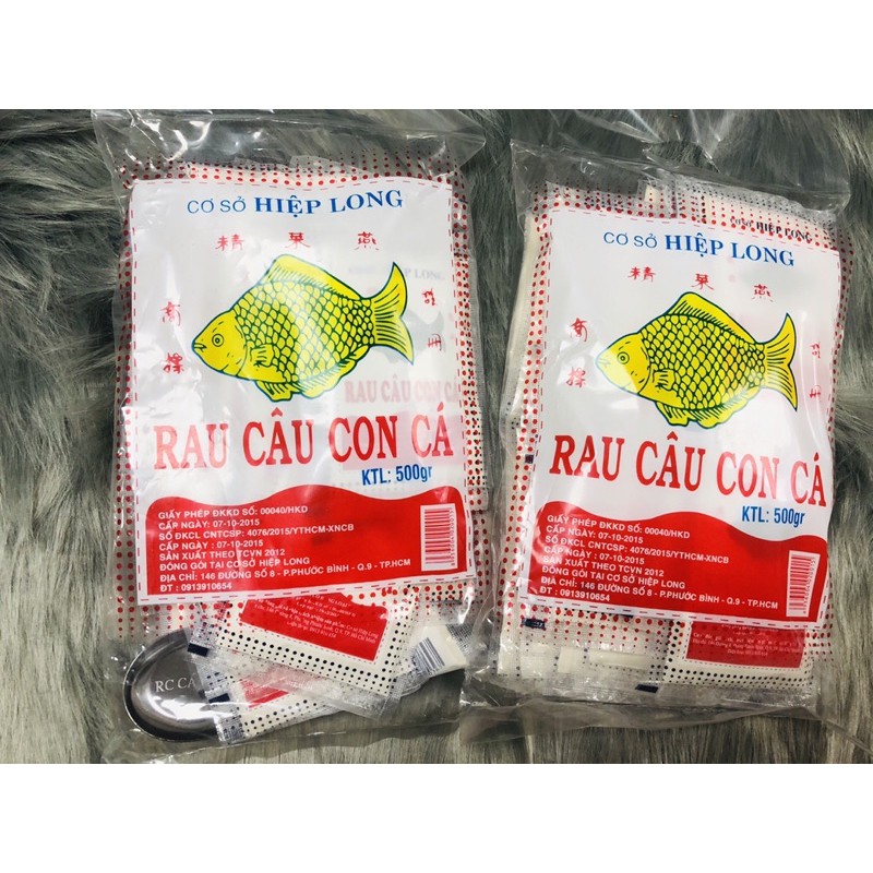 Rau Câu Giòn Con Cá Hiệp Long 500g