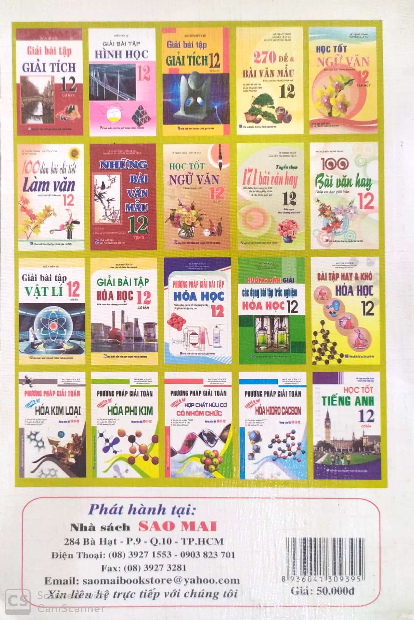 [HCM]Bồi dưỡng Hóa học 12