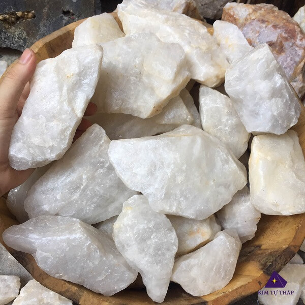 Đá vụn Đá Thạch Anh Trắng 1 kg