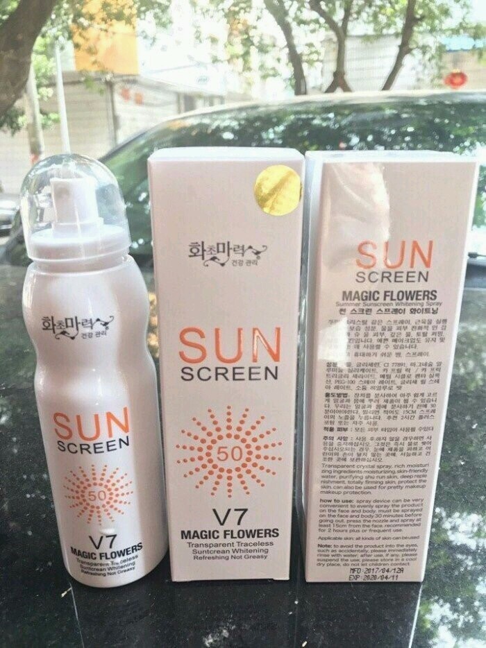 [HCM]XỊT CHỐNG NẮNG HÀN QUỐC SUN SCREEN V7