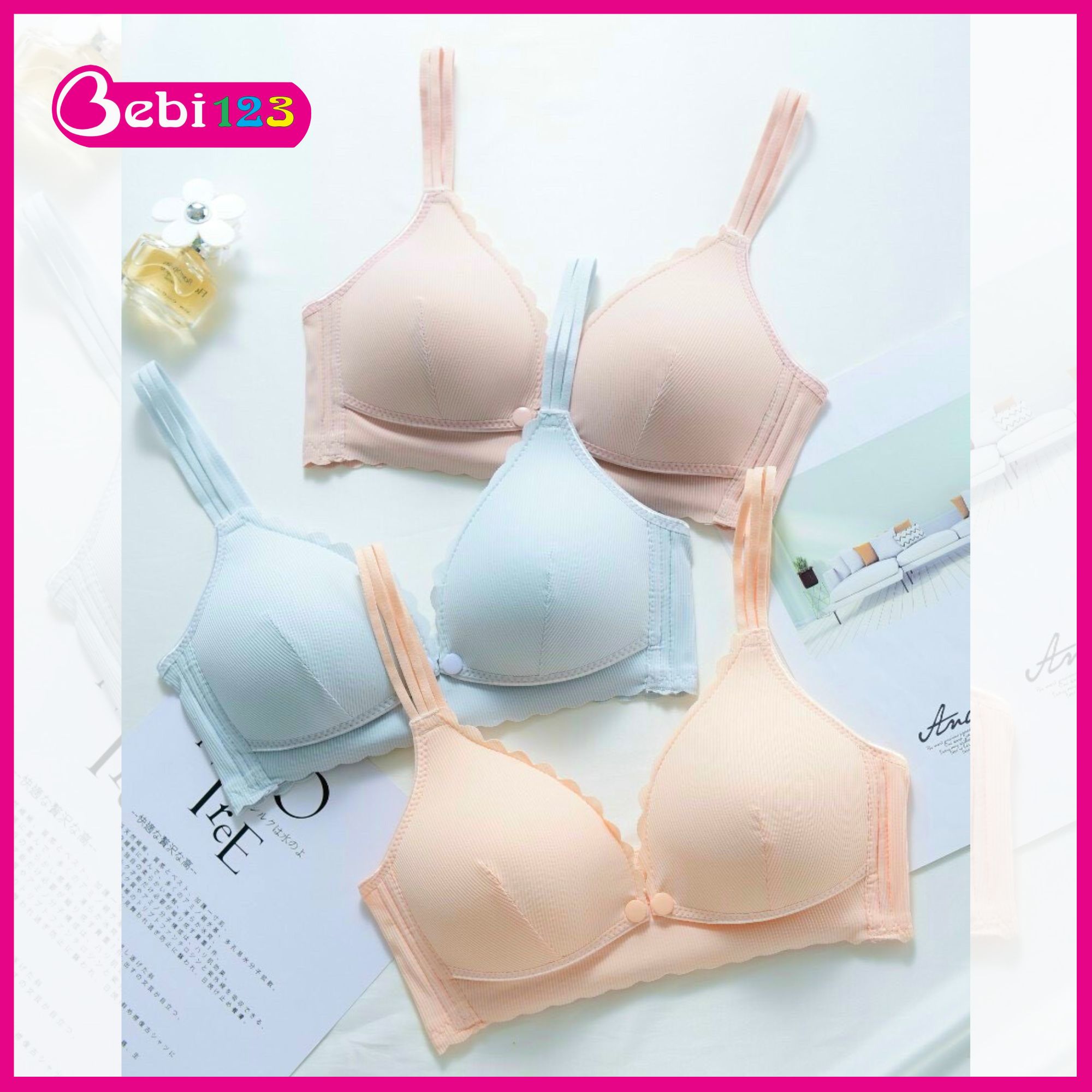 Áo Ngực Lót Cho Con Bú Kẻ Sọc [Mẫu Mới]
