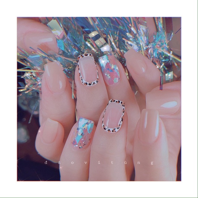 Giấy sequin ẩn phụ kiện nail