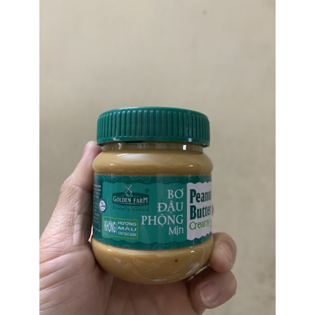 Bơ Đậu Phộng Golden Farm (Mịn) 170gr