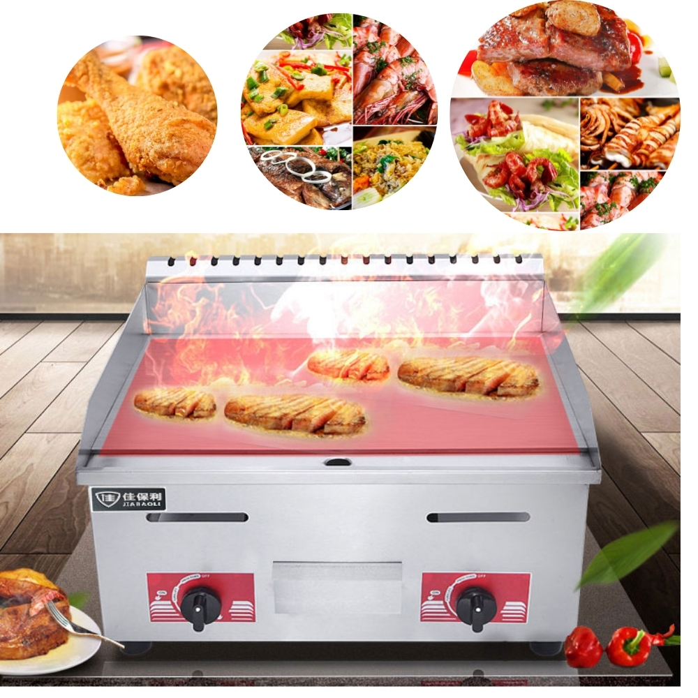 Bếp rán phẳng, bếp chiên rán thực phẩm dùng gas