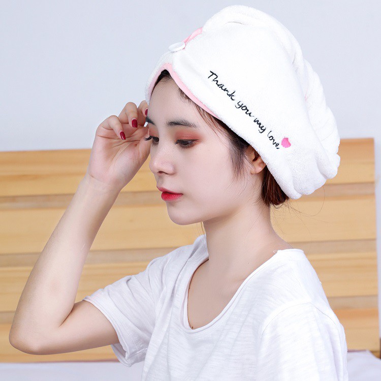 Khăn ủ tóc, quấn tóc siêu thấm hút , khăn quấn tóc lau khô tóc hot hit