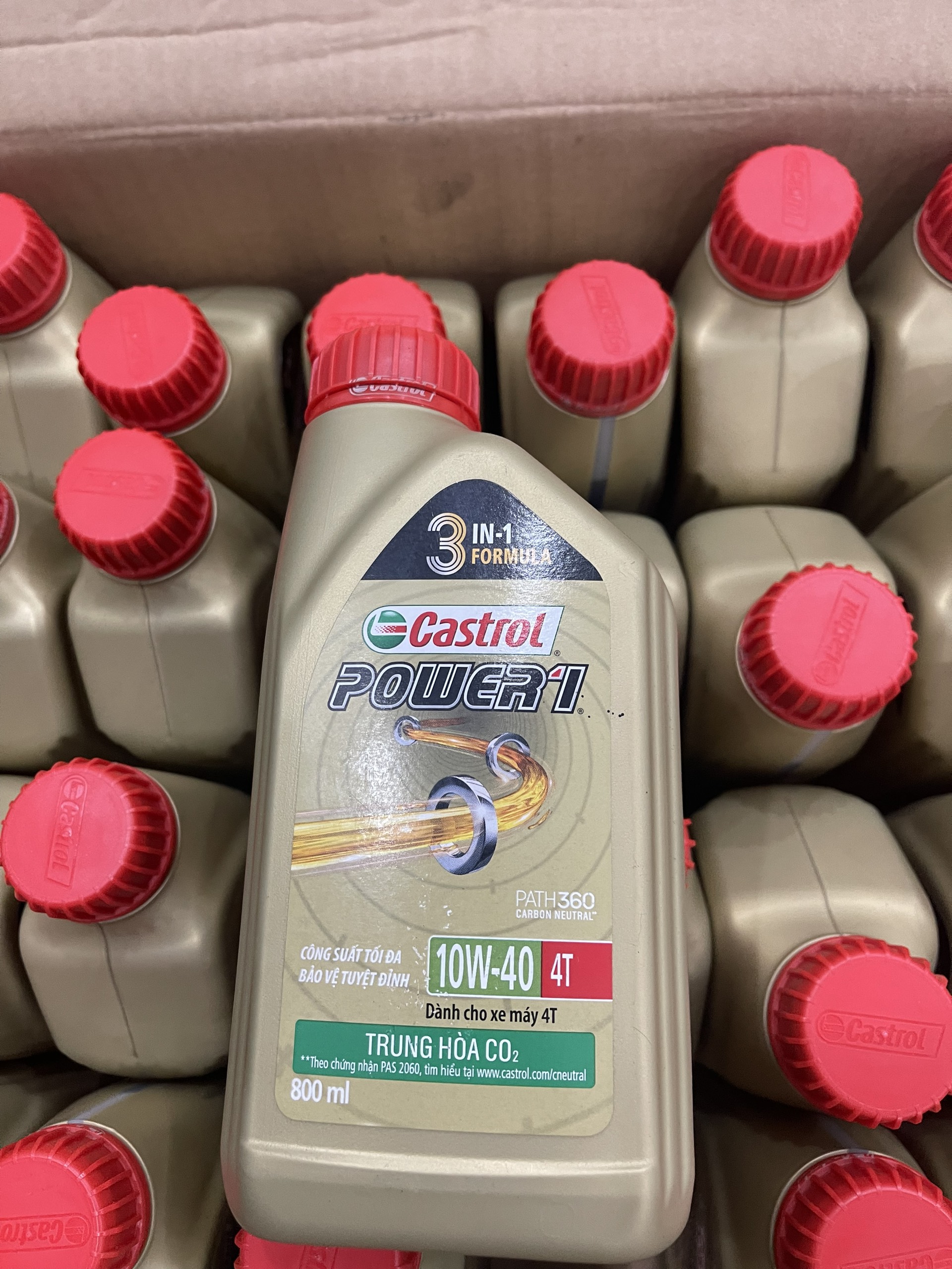 Dầu nhớt Castrol xe số 10-40W ( 800ml )
