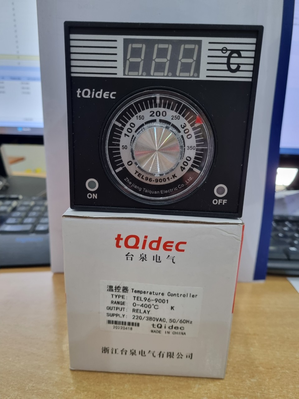 ĐỒNG HỒ NHIỆT ĐỘ  tQidec (đồng hồ trong lò làm bánh mì)