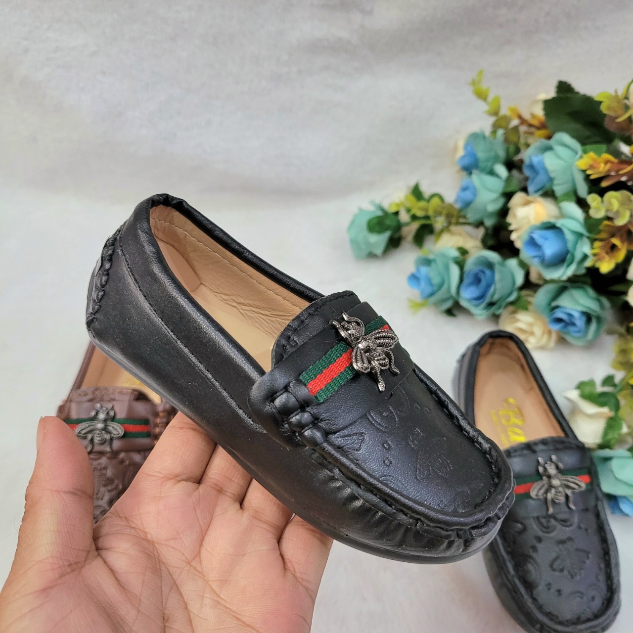 [Rẻ vô địch] Giày Lười Ong sang chảnh cho bé trai