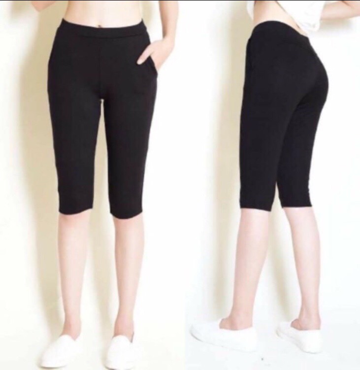 Quần LỬNG legging nữ freesize dưới 58kg co giãn 4 chiều