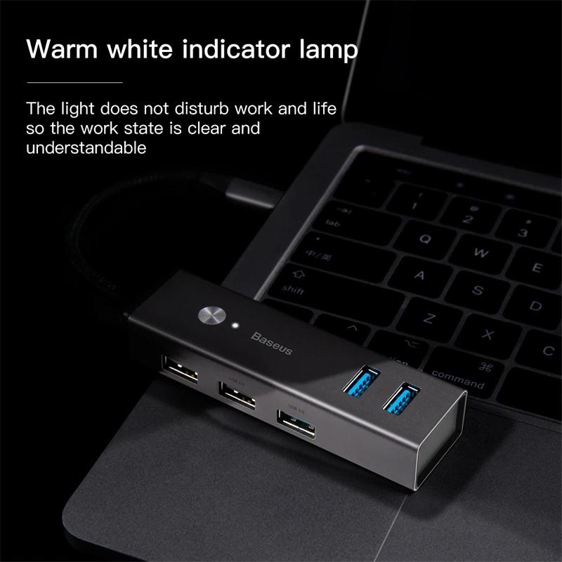Bộ HUB chuyển đổi Type C sang 5 cổng USB 3.0 (Type C 3.0 to 3 USB3.0 + 2 USB2.0 OTG HUB)