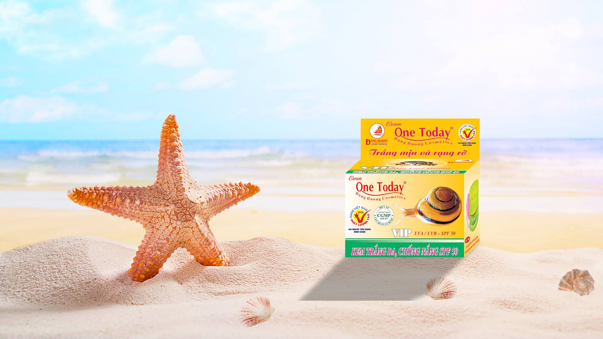 Kem trắng da chống nắng cao cấp ONE TODAY 15g