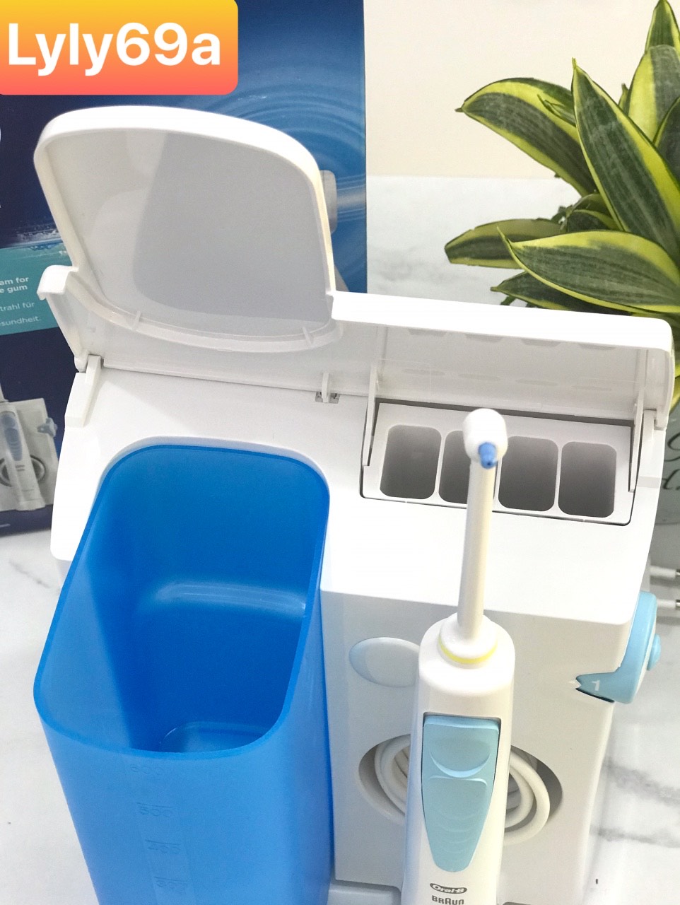 Máy tăm nước Oral-B WaterJet [ Nhập Đức 4 đầu tăm  bảo hành 12 tháng ]