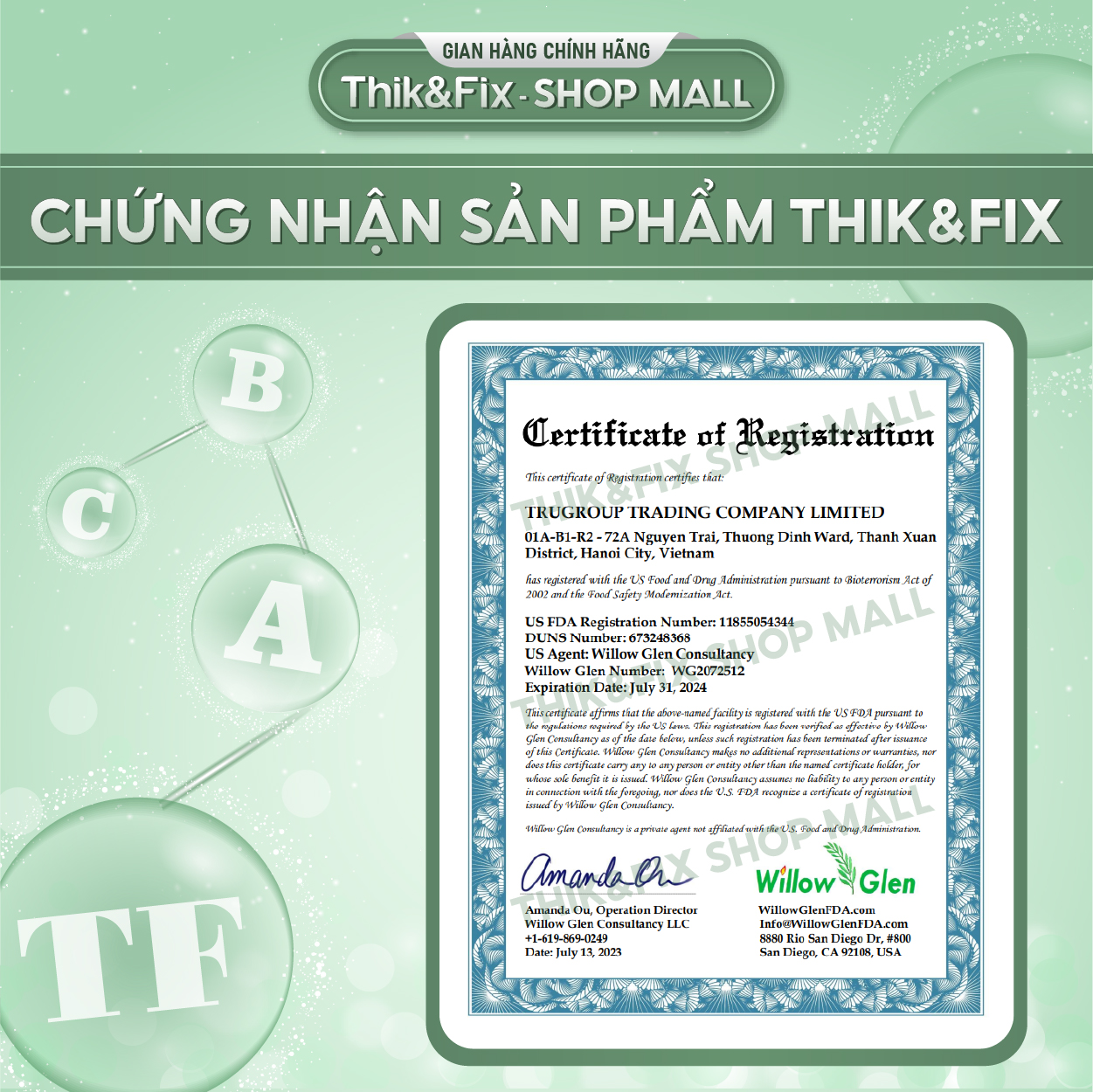 Cặp dầu gội - dầu xả Thik&Fix kích thíc mọc tóc cho Nam