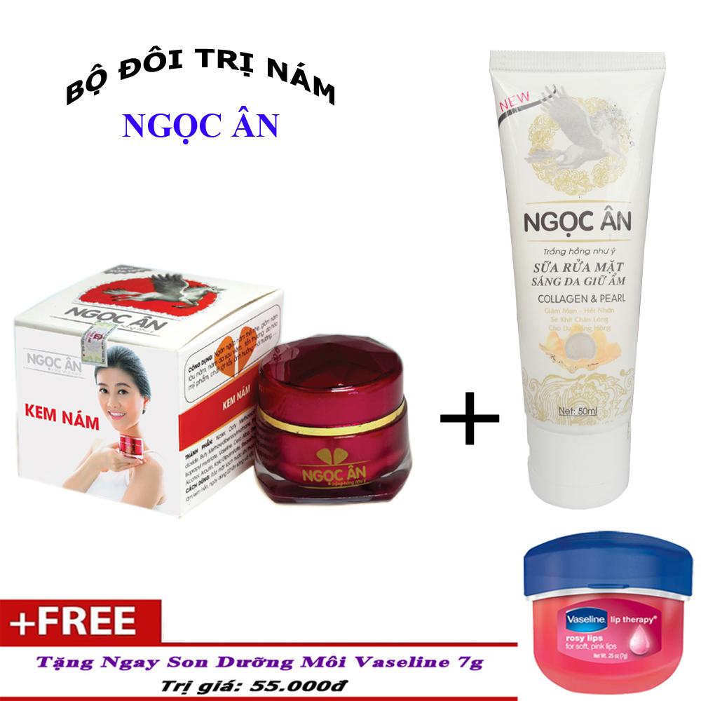 Bộ mỹ phẩm chuyển ngừa Nám chuyên sâu NGỌC ÂN + Tặng mặt nạ dưỡng da Hàn Quốc