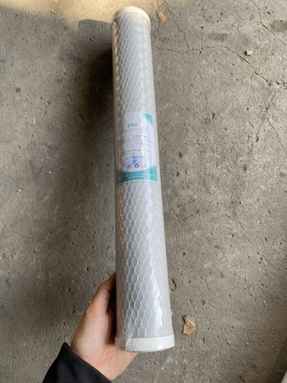 Lõi lọc số 3 lõi than hoạt tính CTO 20 inch