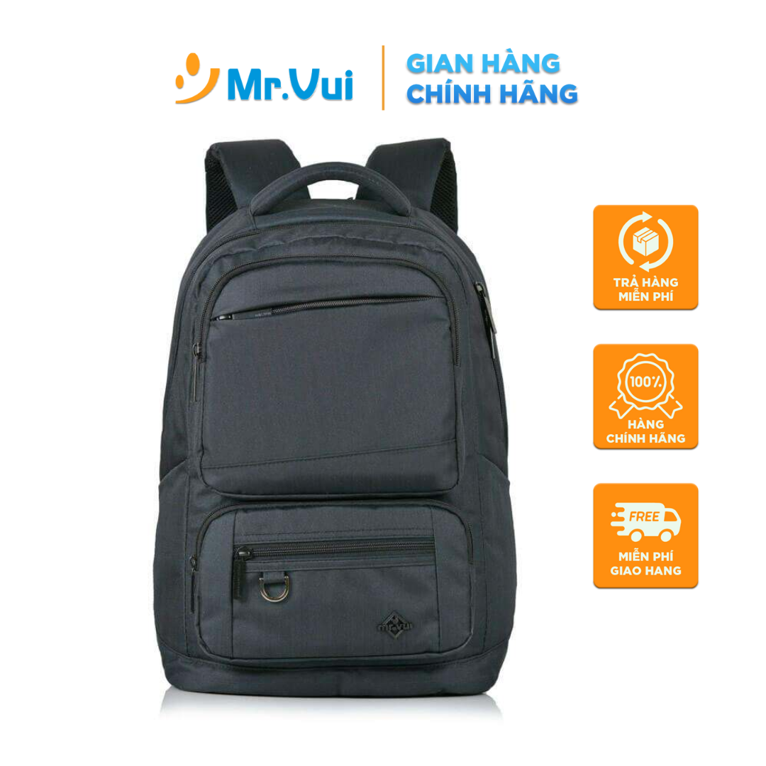 Balo Laptop Mr.Vui BLLT832 thời trang và thanh lịch (34 x 46 x 16 cm), Bảo Hành 2 Năm