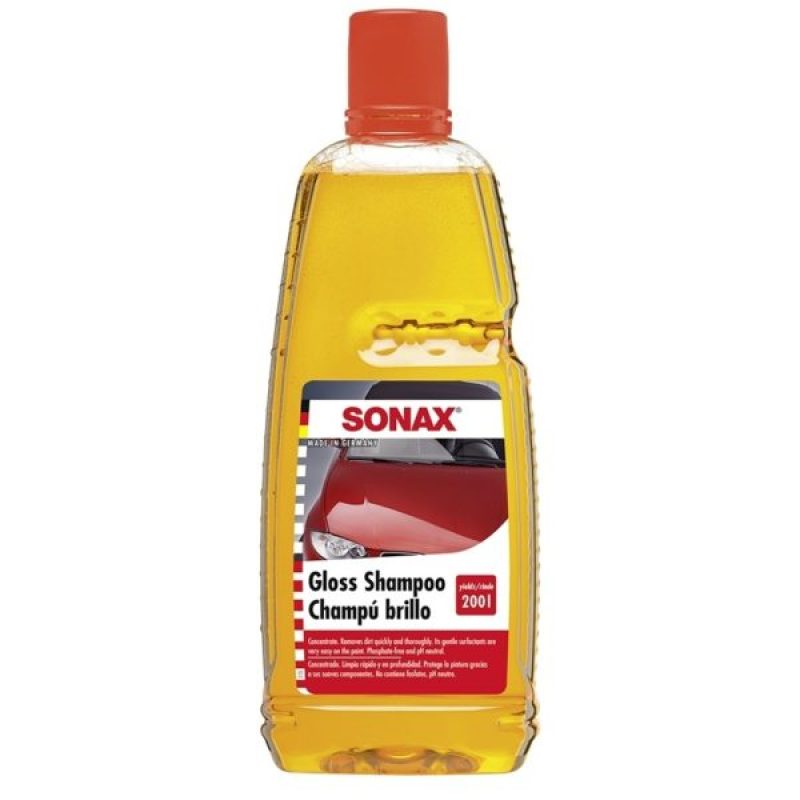 [HCM]Sonax Gloss Shampoo 1000ml - Dung dịch rửa xe nước rửa xe đậm đặcchai dung dịch rửa và làm bóng xe hơi ôtô xe máy honda moto xe tải xe khách tạo bọt tuyết hương thơm