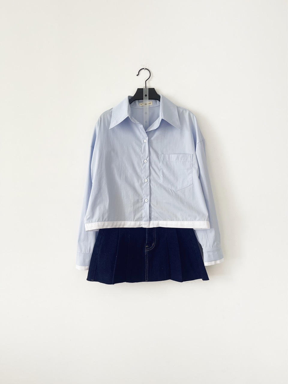 AfterBefore | Áo Somi crop phối viền nhiều màu