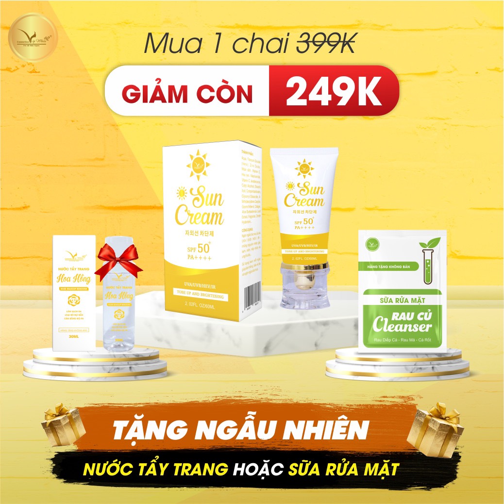 Kem Chống Nắng Vip White