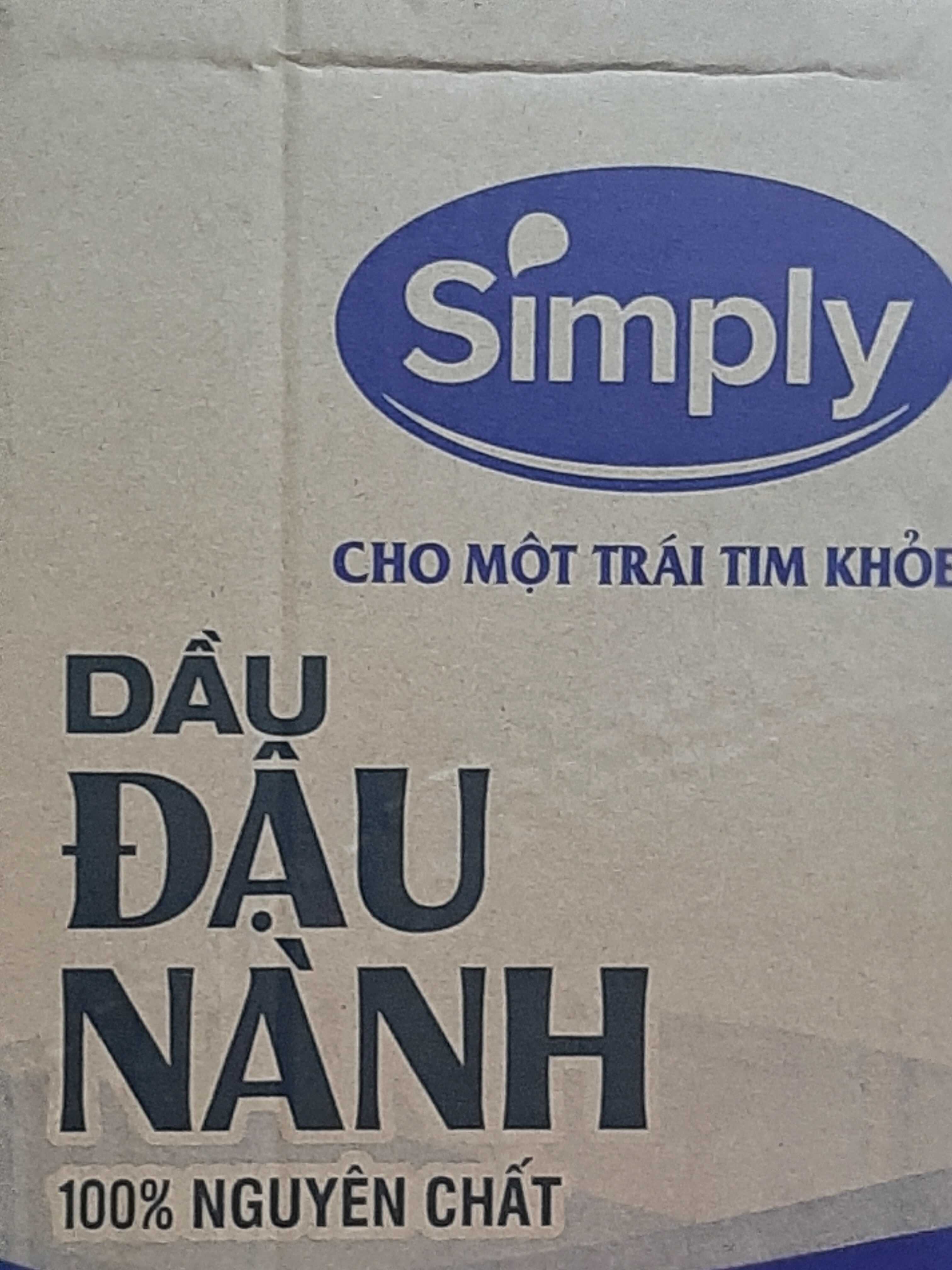 Dầu đậu nành simply 1L